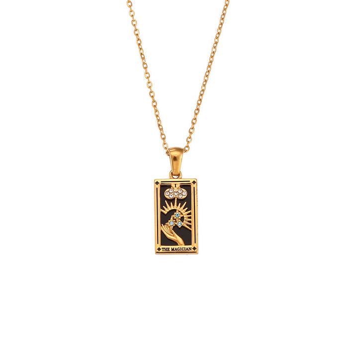 Fae® Collier Tarot Fortune Dorée