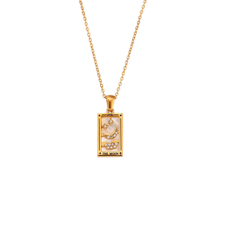 Fae® Collier Tarot Fortune Dorée