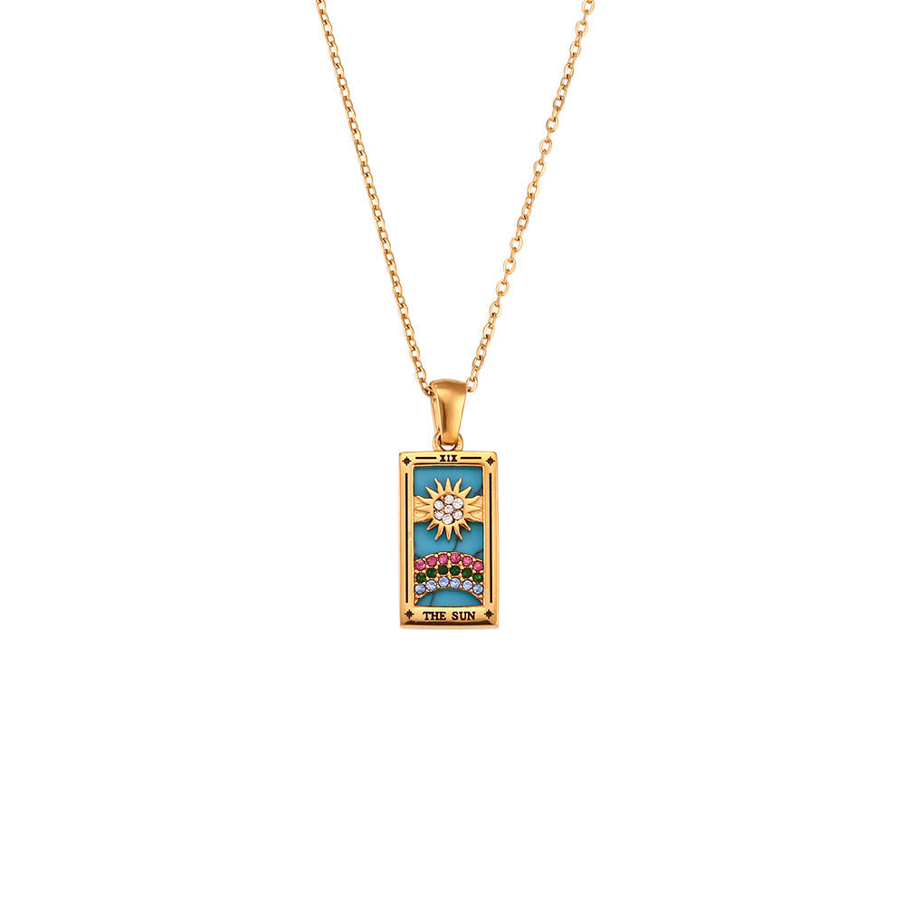 Fae® Collier Tarot Fortune Dorée
