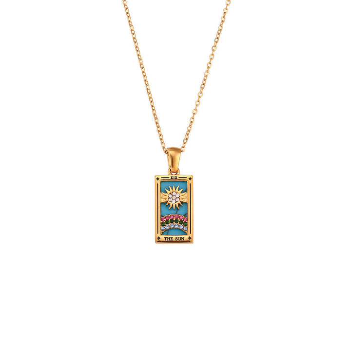 Fae® Collier Tarot Fortune Dorée