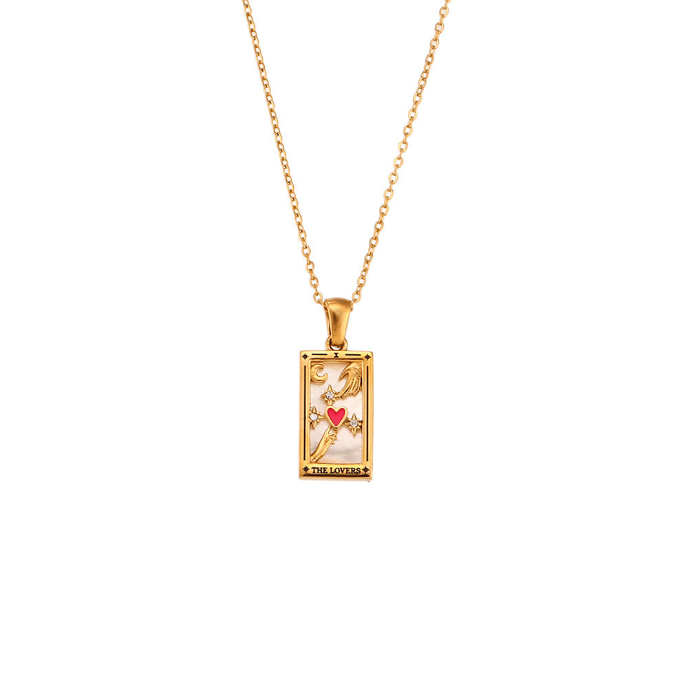 Fae® Collier Tarot Fortune Dorée