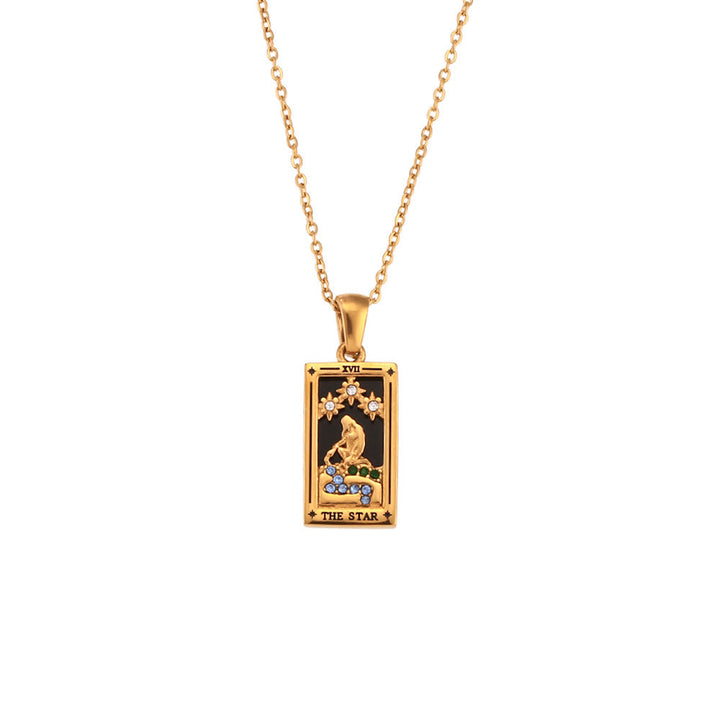 Fae® Collier Tarot Fortune Dorée