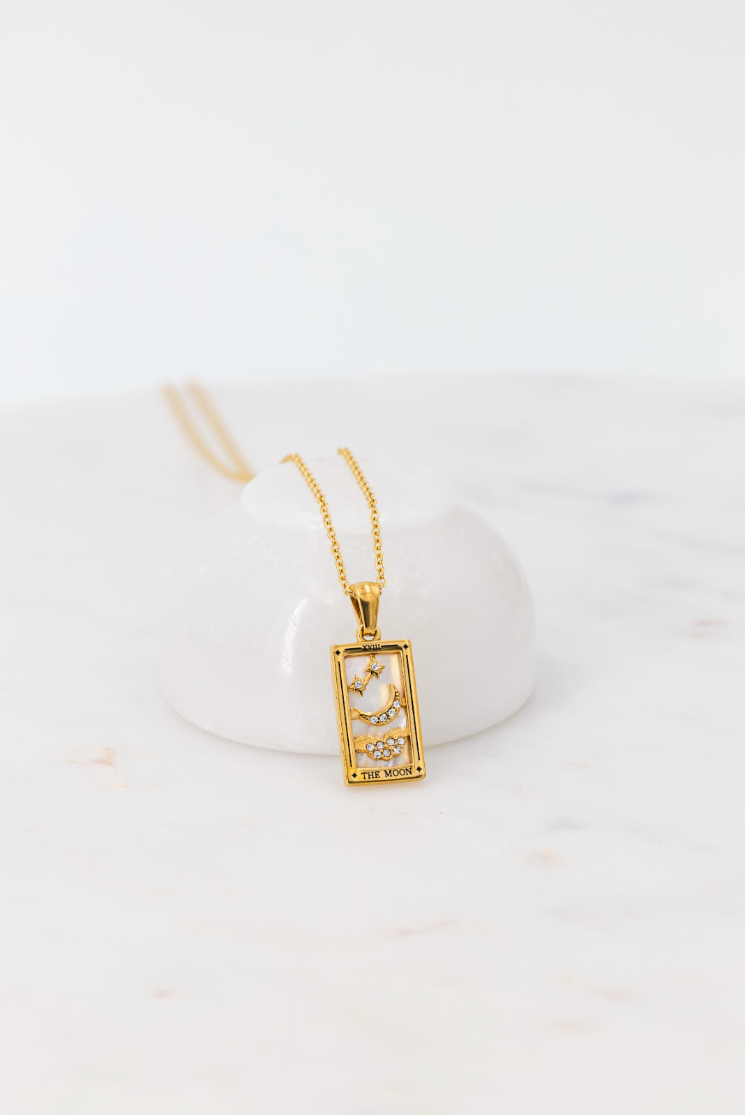 Fae® Collier Tarot Fortune Dorée