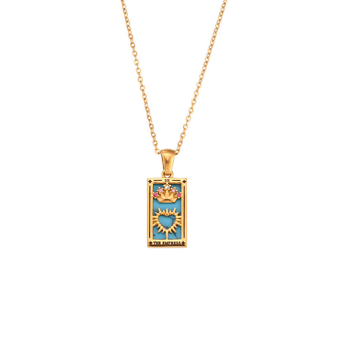 Fae® Collier Tarot Fortune Dorée