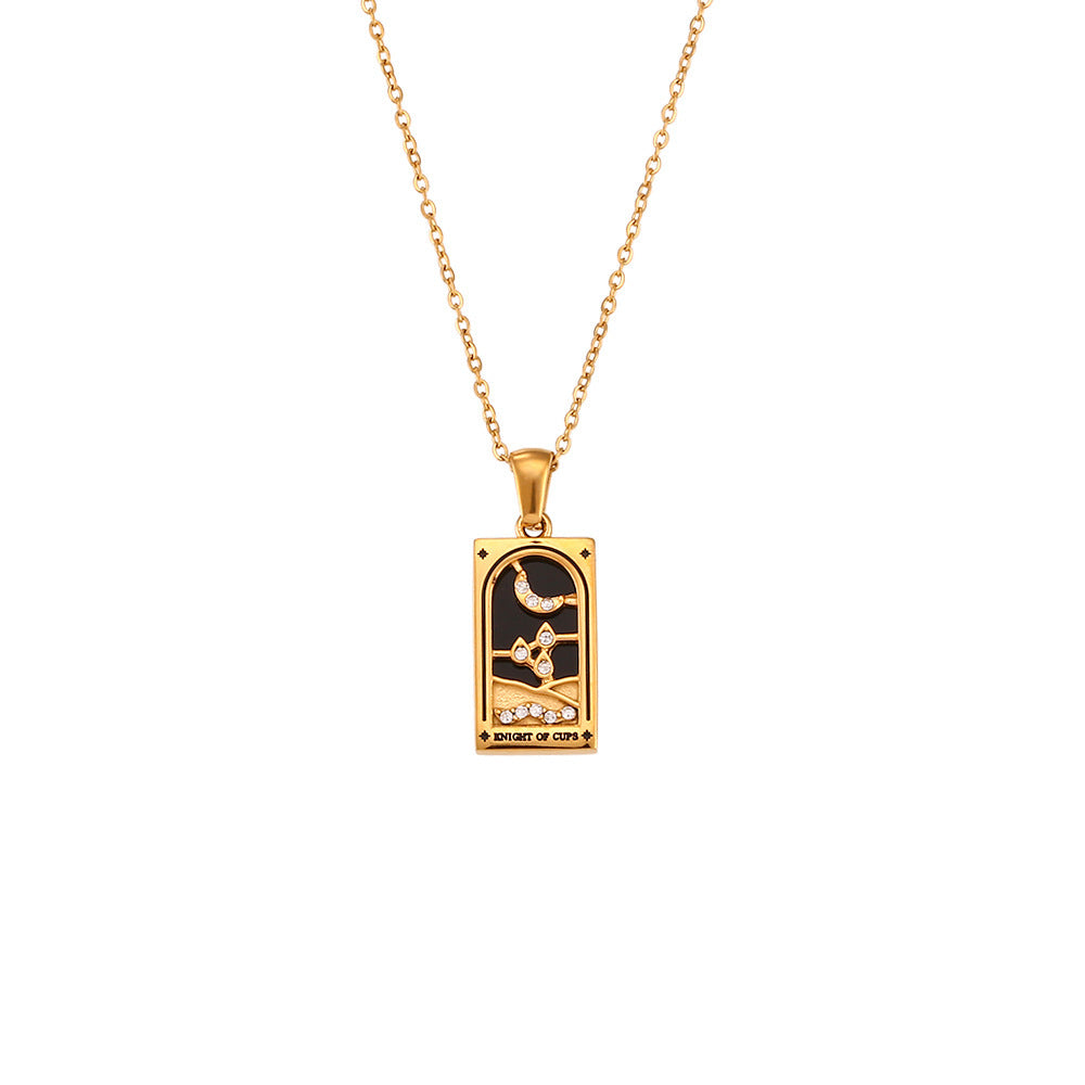 Fae® Collier Tarot Fortune Dorée