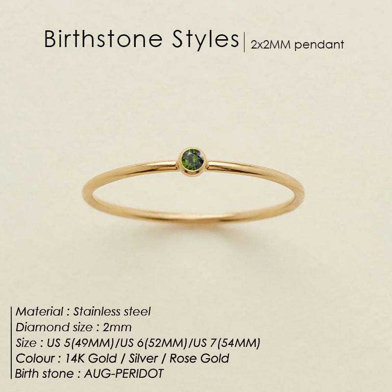 Bague de Naissance Délicate