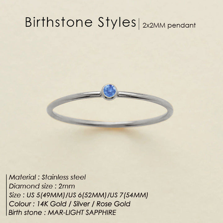 Bague de Naissance Délicate