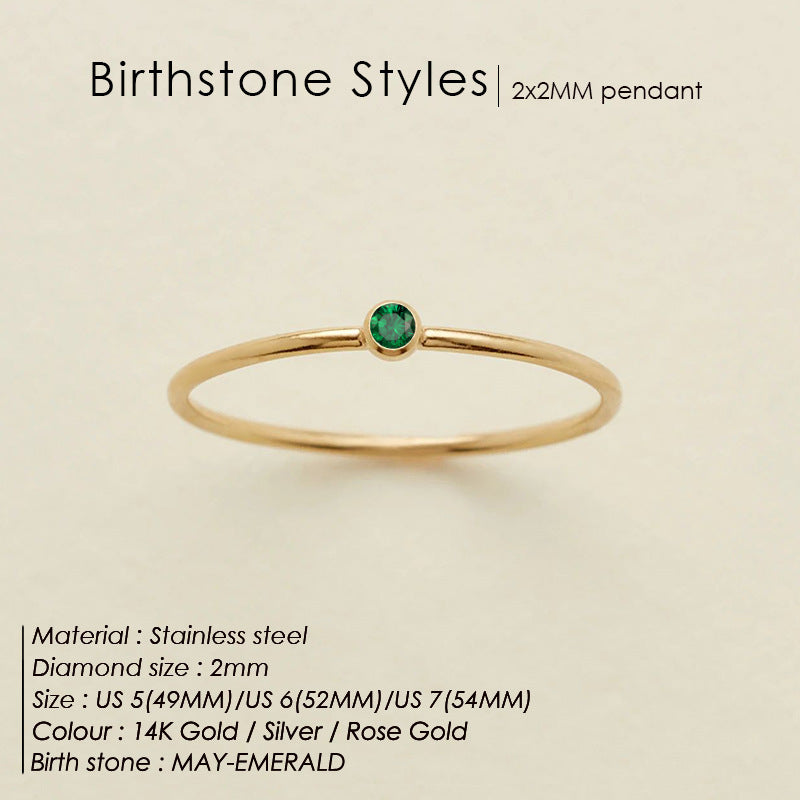 Bague de Naissance Délicate