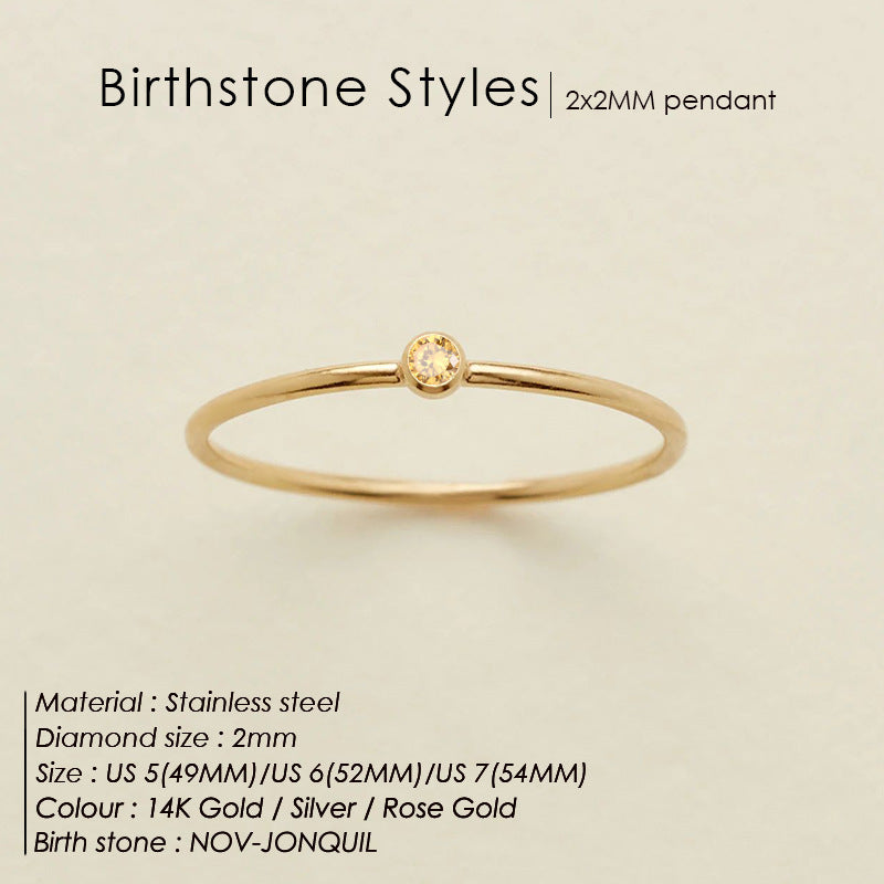 Bague de Naissance Délicate