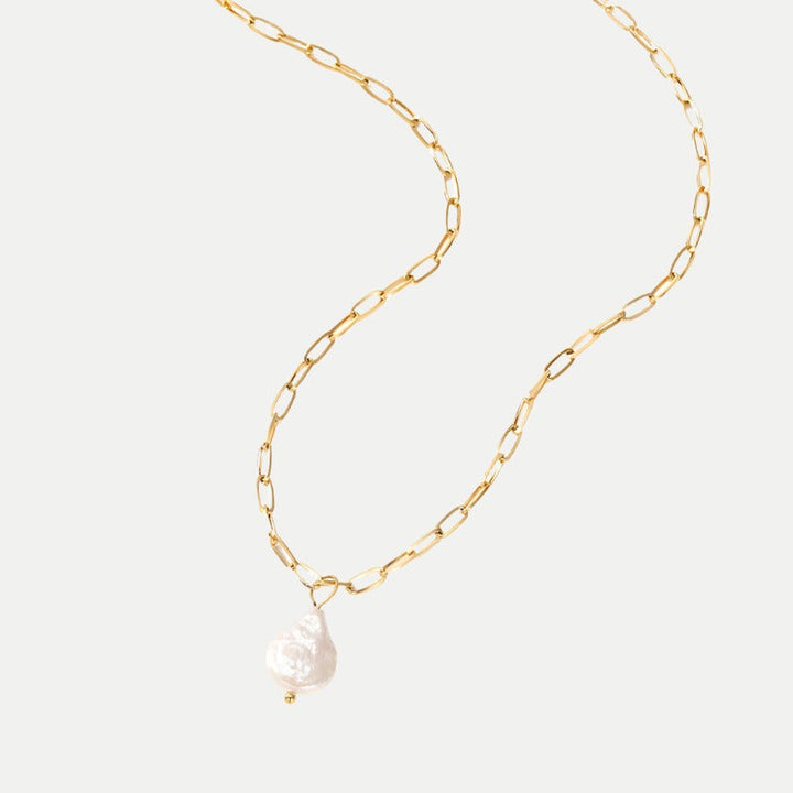Collier en Papierclip avec Pièce Hanalei Pearl