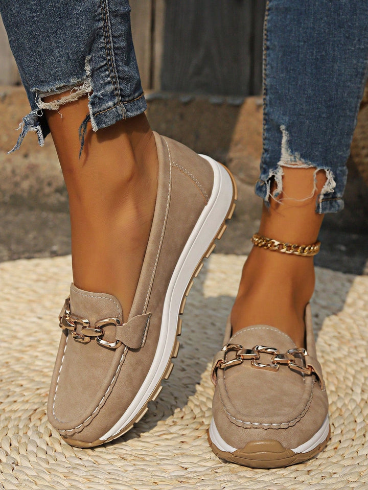 Ellie | Flat Buckle Loafers