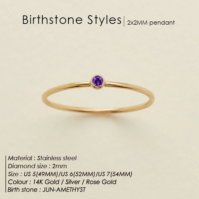 Bague de Naissance Délicate