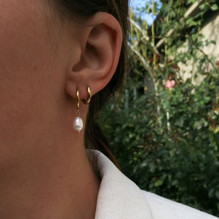Boucle d'oreille en perle de Bethany