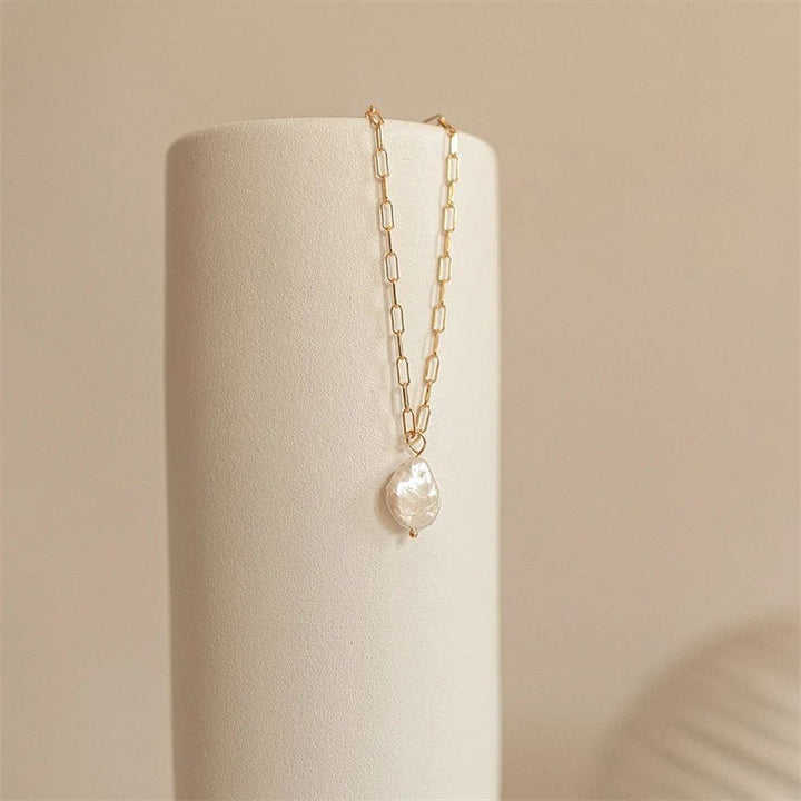 Collier en Papierclip avec Pièce Hanalei Pearl
