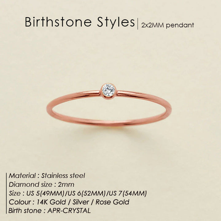 Bague de Naissance Délicate