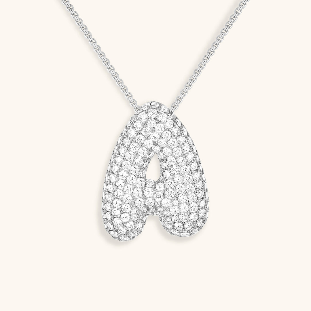 Collier Initiale Boule Hailey