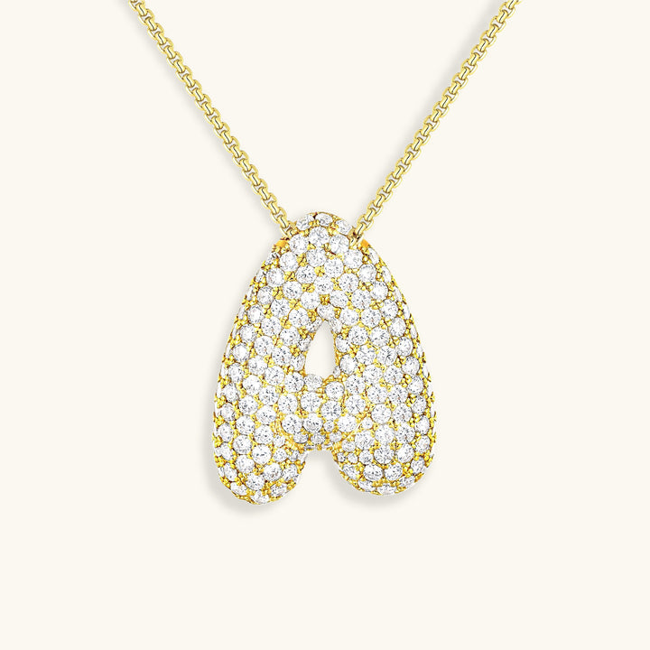 Collier Initiale Boule Hailey