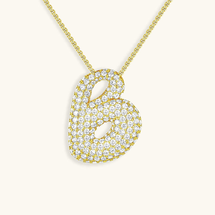 Collier Initiale Boule Hailey