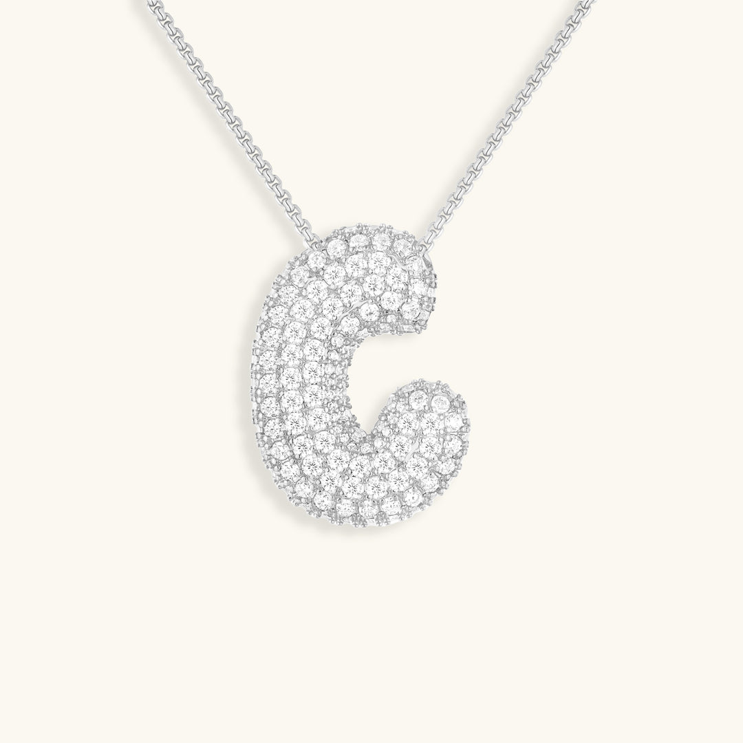 Collier Initiale Boule Hailey