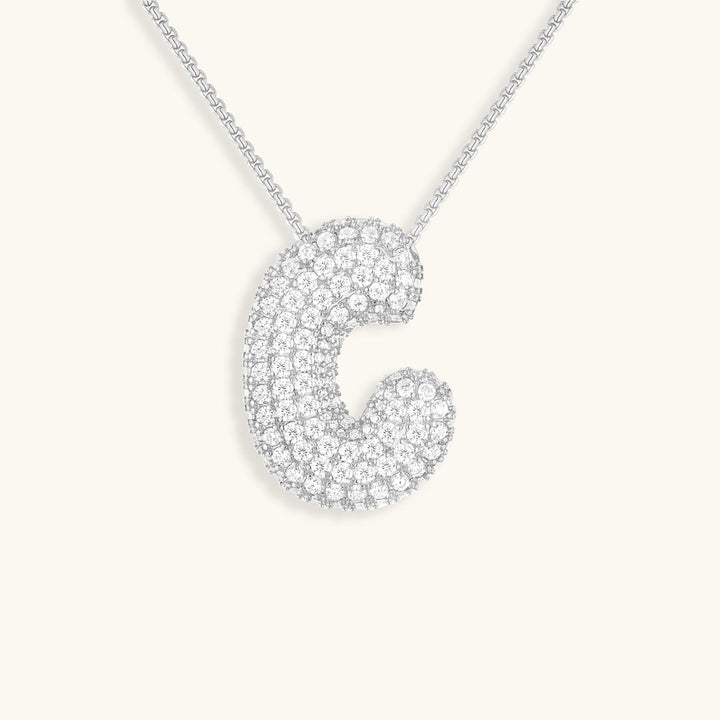 Collier Initiale Boule Hailey