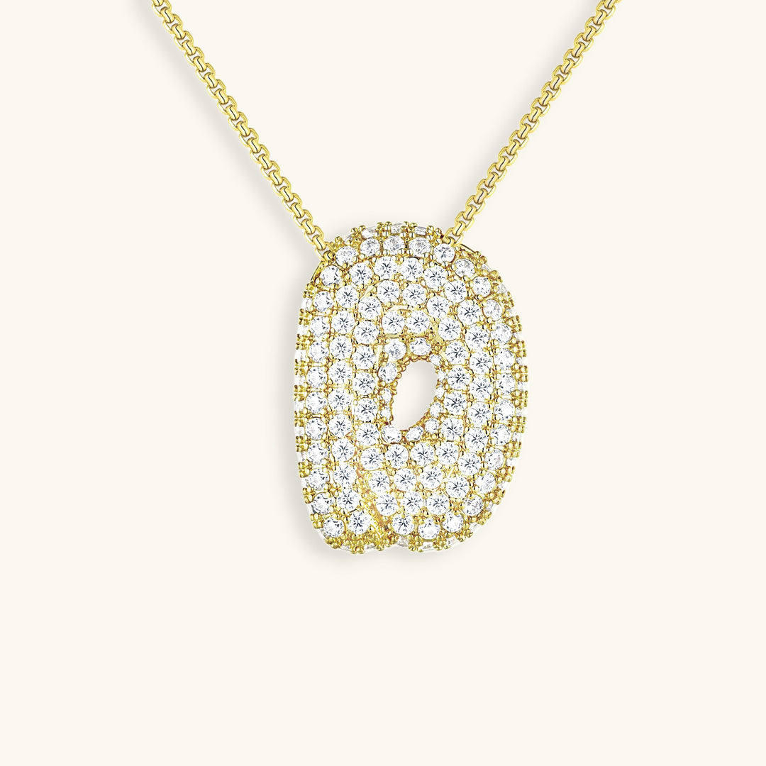 Collier Initiale Boule Hailey