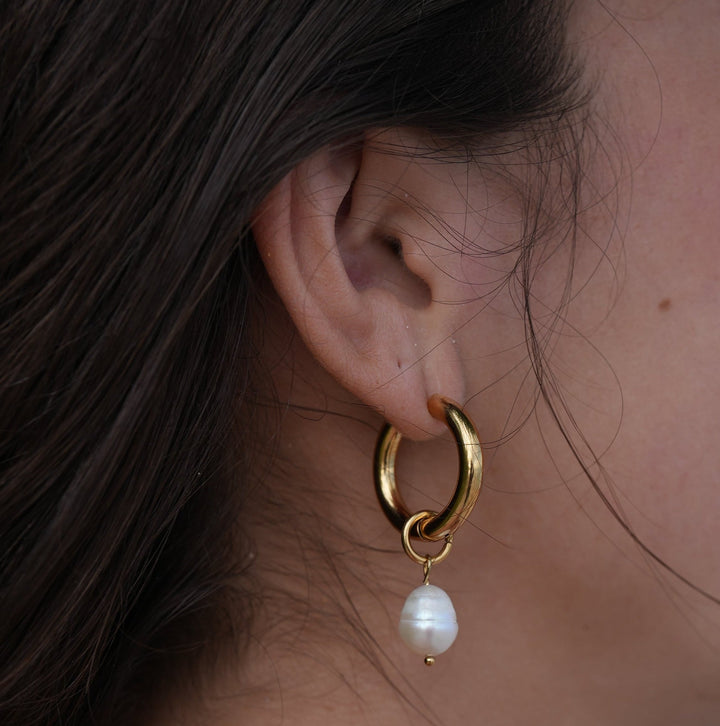 Boucle d'oreille en perle de Bethany