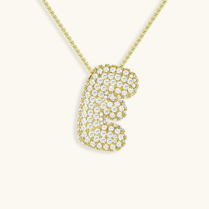 Collier Initiale Boule Hailey