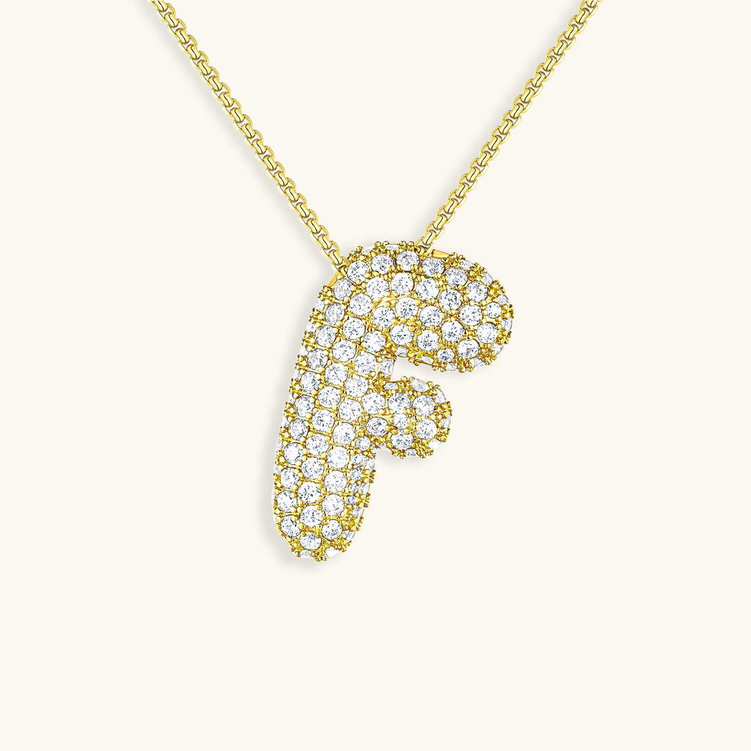 Collier Initiale Boule Hailey