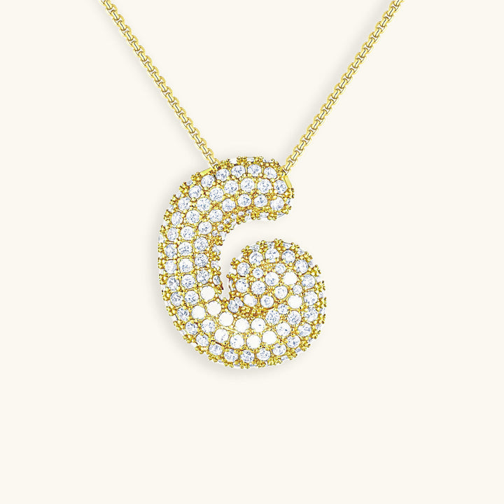 Collier Initiale Boule Hailey
