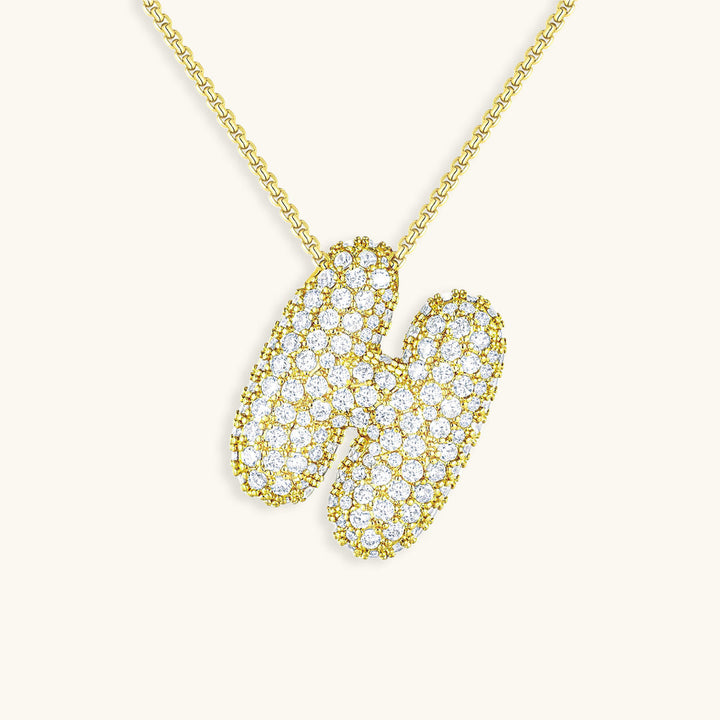 Collier Initiale Boule Hailey