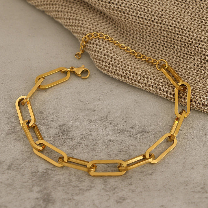 Bracelet Tulum en Papierclip Épais