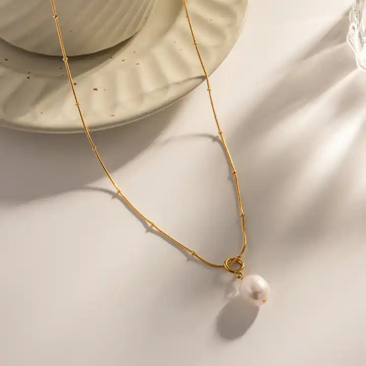Collier Pendentif Perle Isola