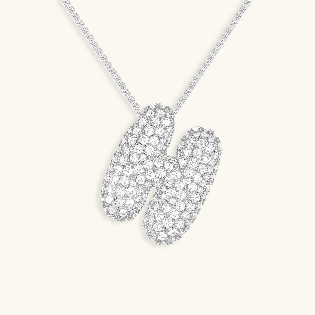 Collier Initiale Boule Hailey