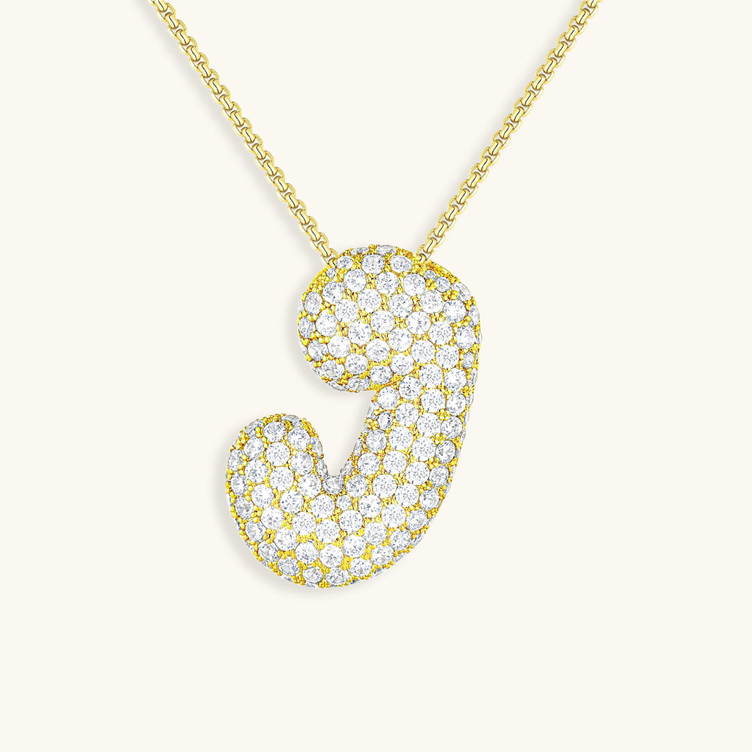 Collier Initiale Boule Hailey