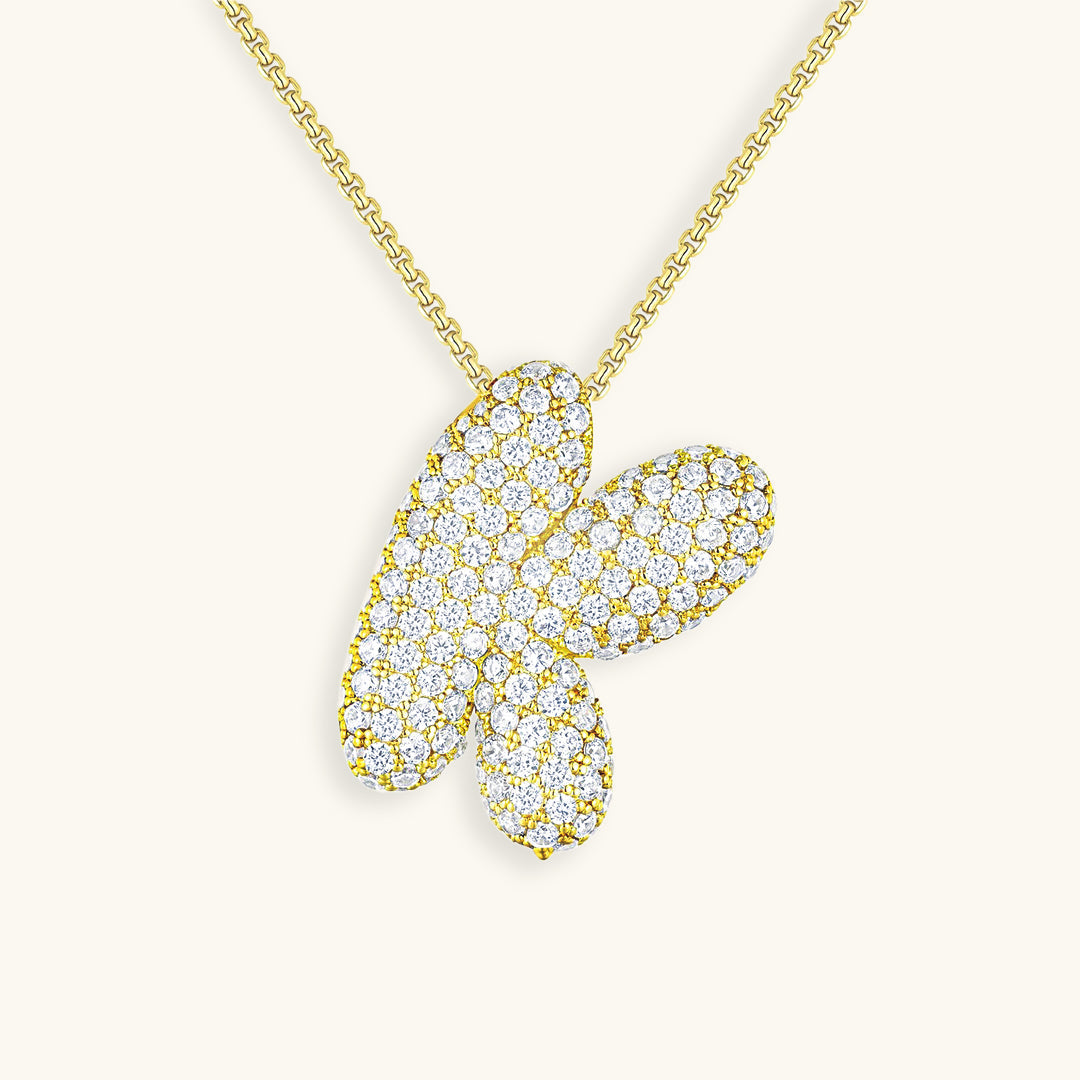 Collier Initiale Boule Hailey