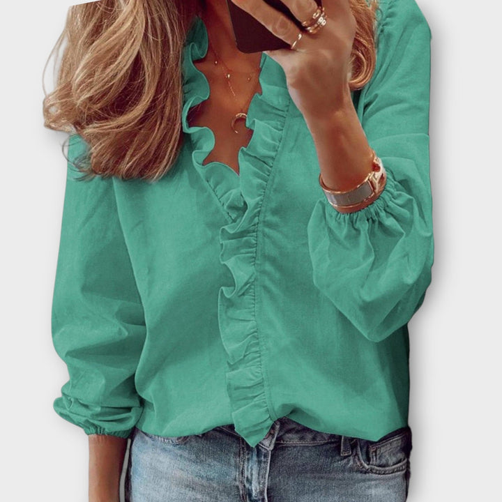 Juliette | Elegant Ruffled Blouse