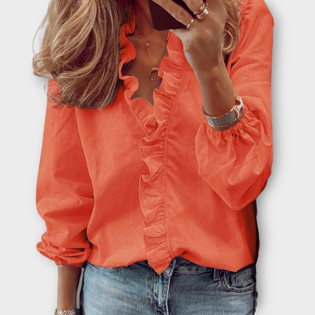Juliette | Elegant Ruffled Blouse