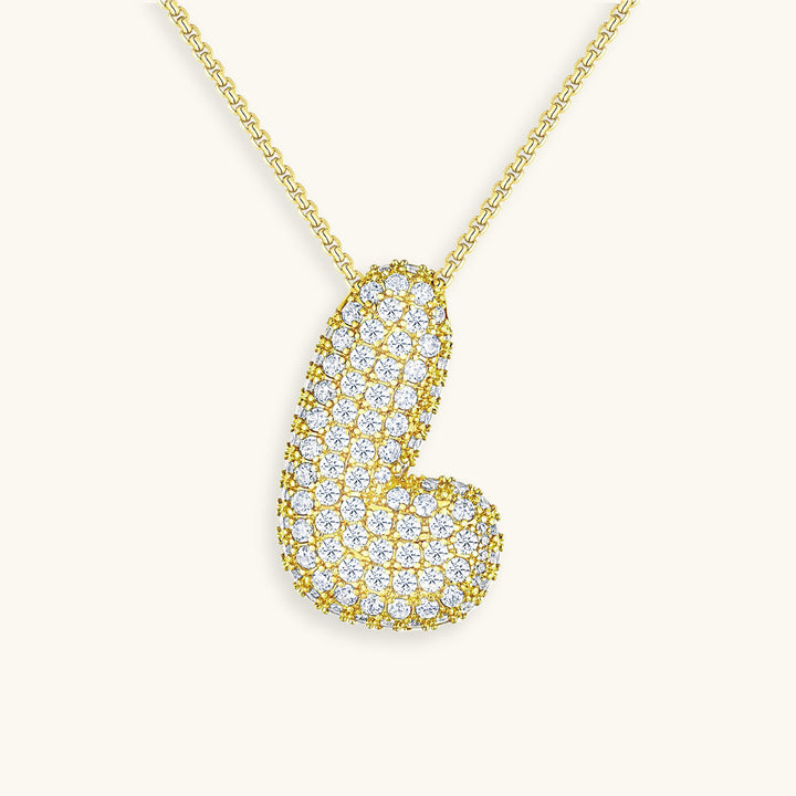 Collier Initiale Boule Hailey
