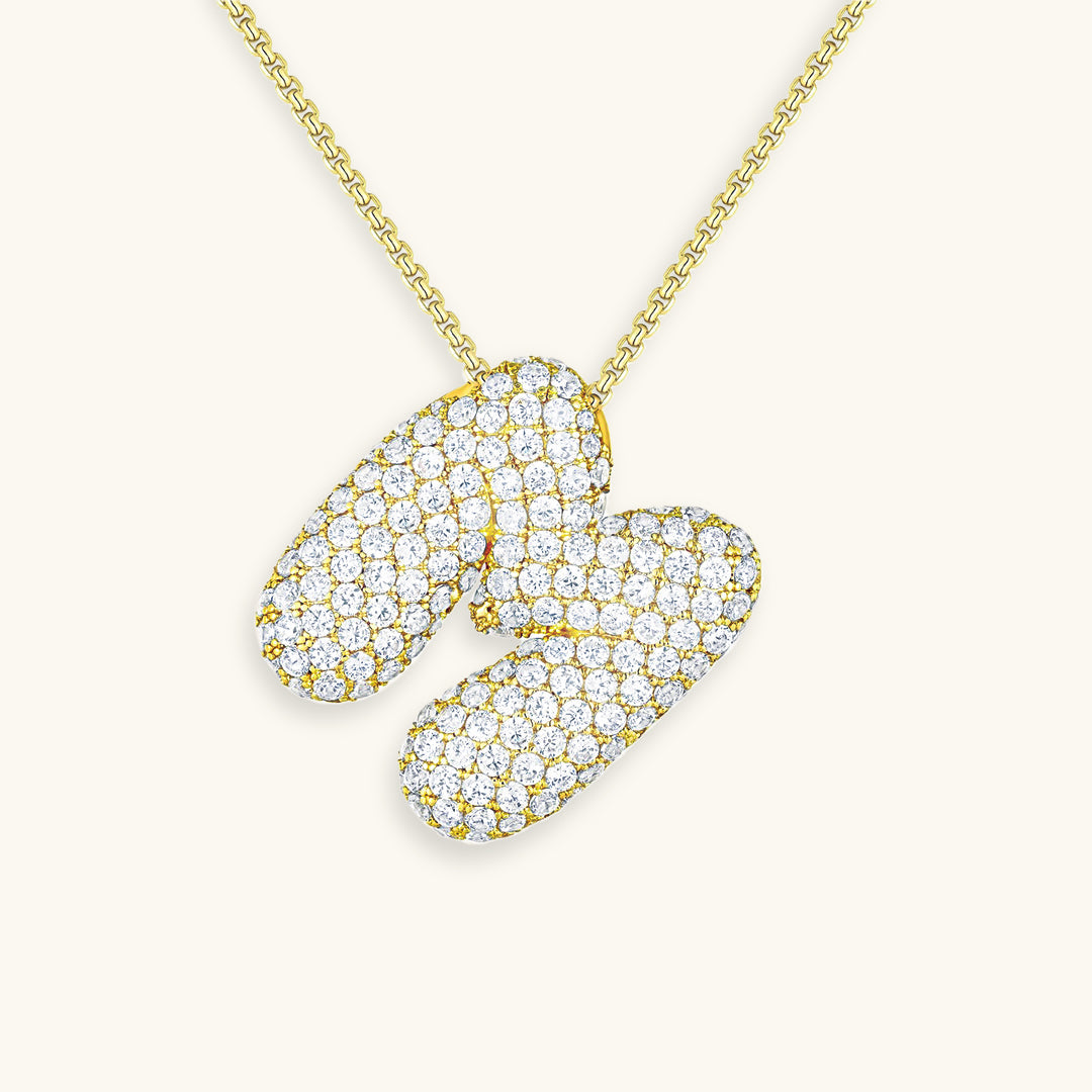 Collier Initiale Boule Hailey