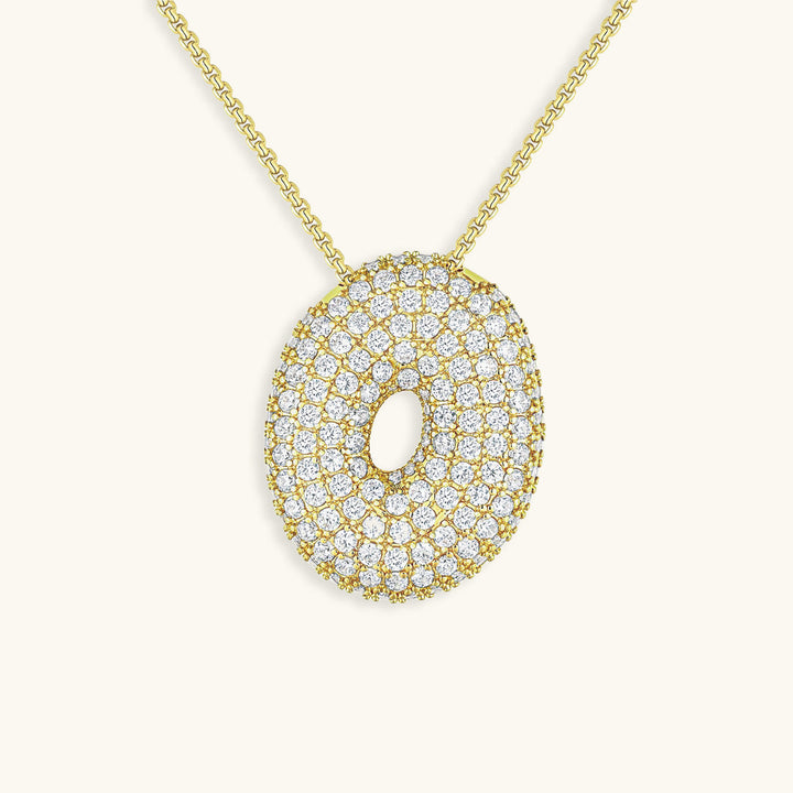 Collier Initiale Boule Hailey