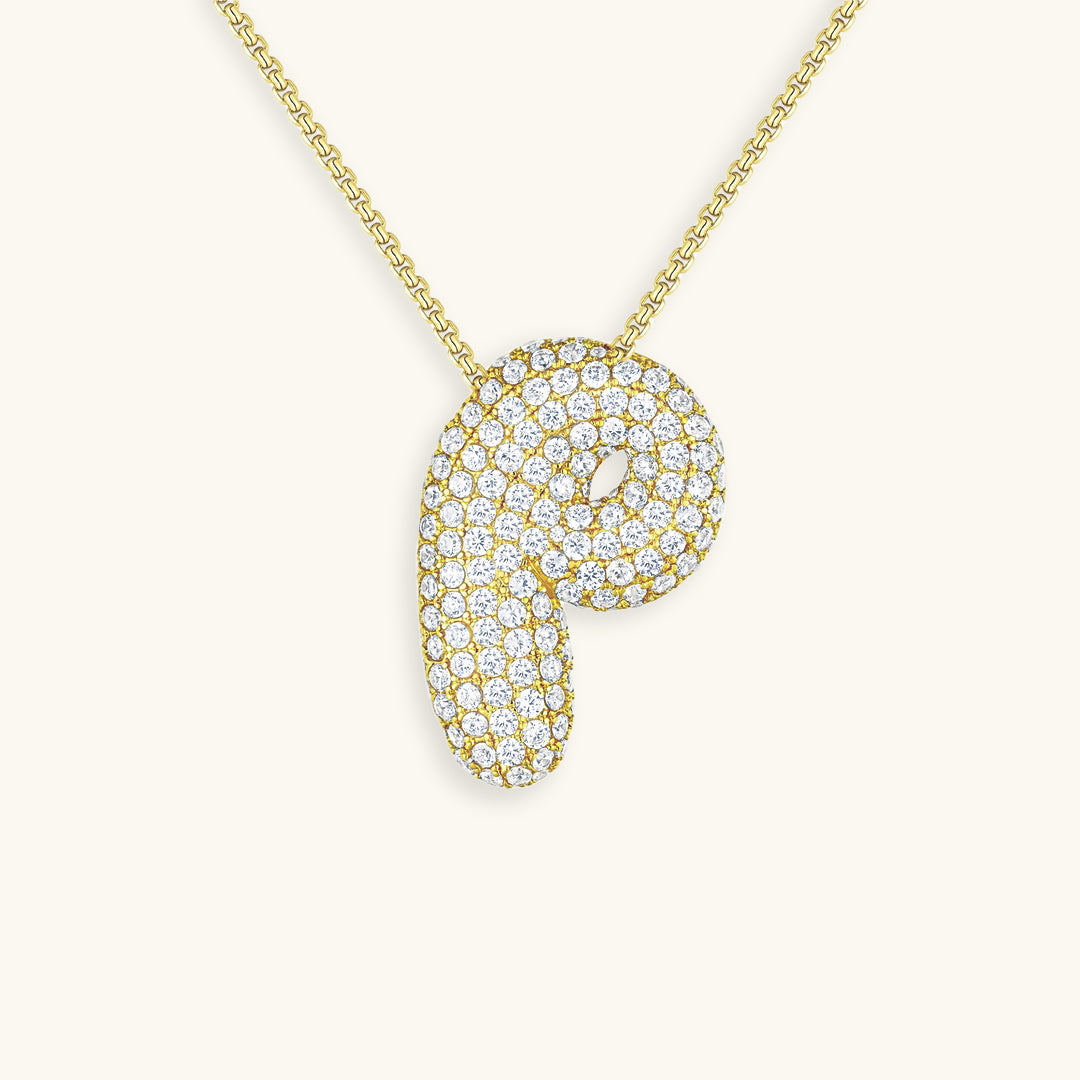 Collier Initiale Boule Hailey