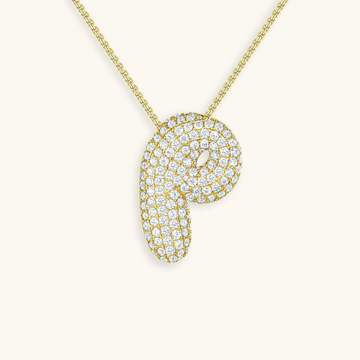 Collier Initiale Boule Hailey