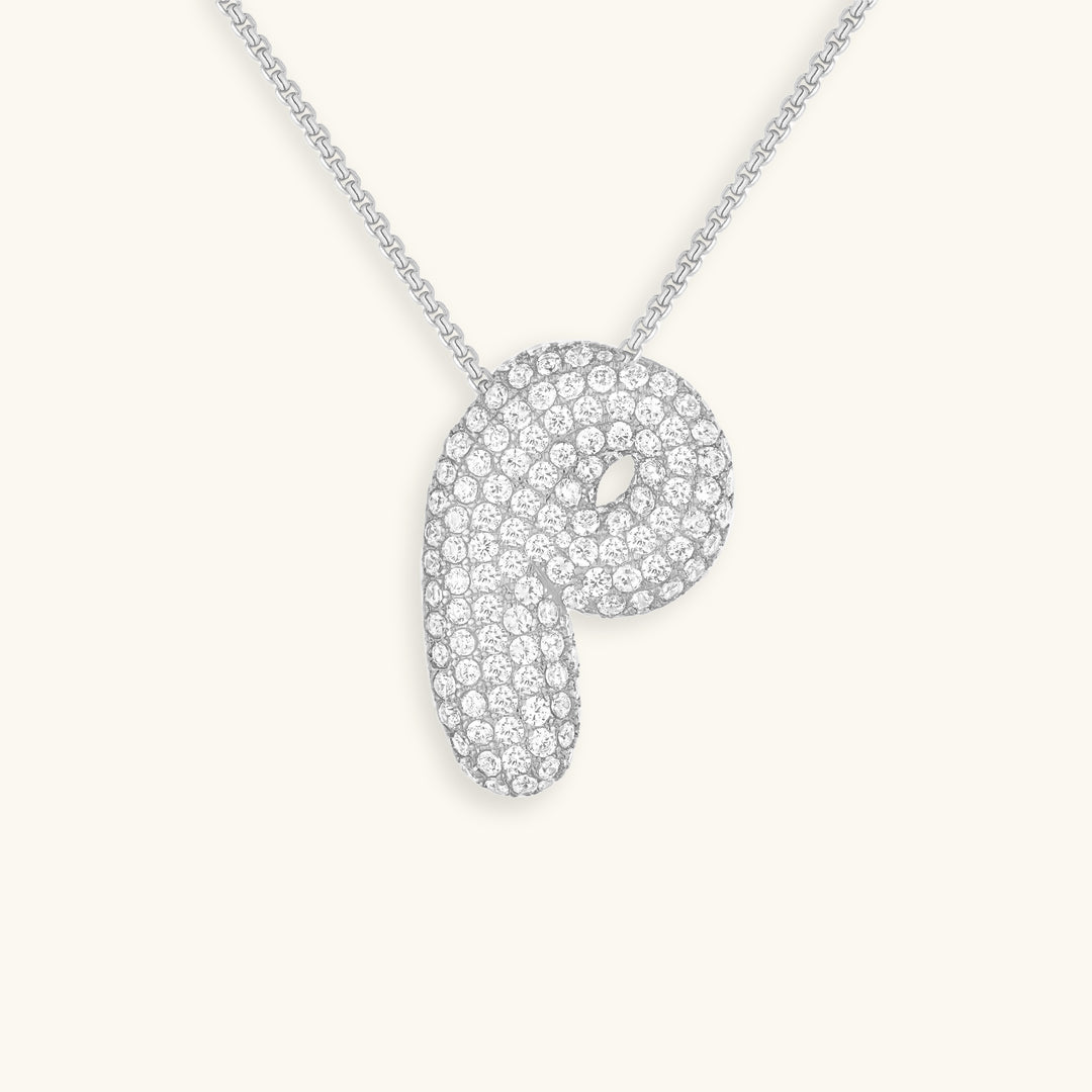 Collier Initiale Boule Hailey
