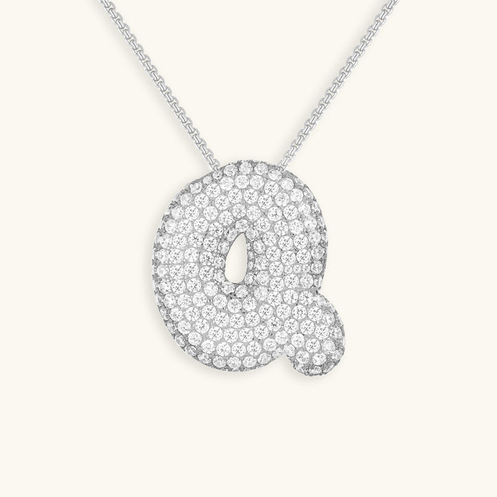Collier Initiale Boule Hailey