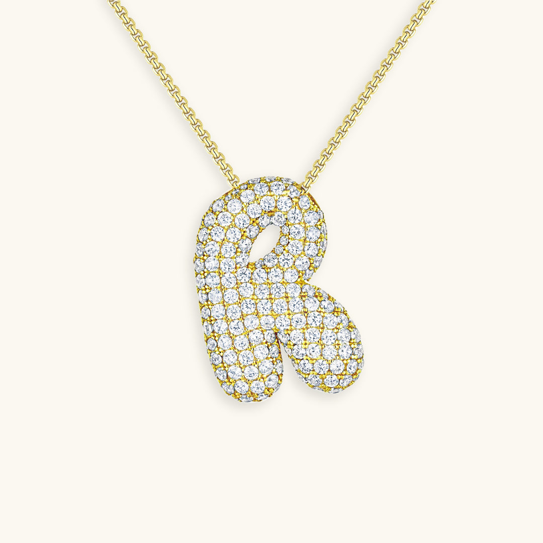 Collier Initiale Boule Hailey