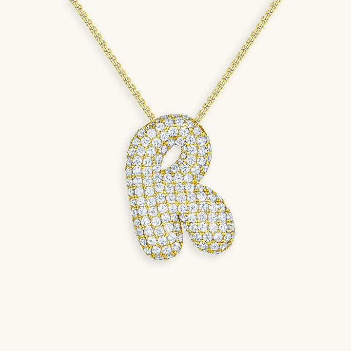 Collier Initiale Boule Hailey