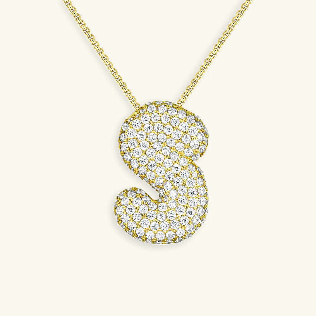 Collier Initiale Boule Hailey