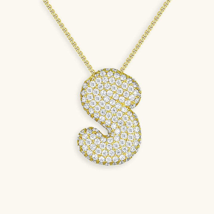 Collier Initiale Boule Hailey