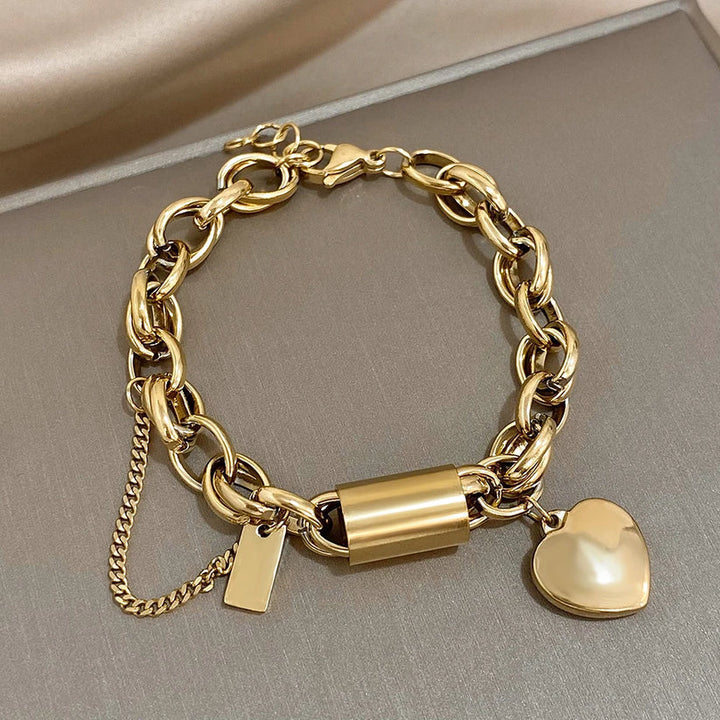Heartened™ | Gold Chunky Bracelet