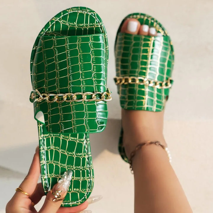 Mira | Luxe Wedge Beach Flip-Flops
